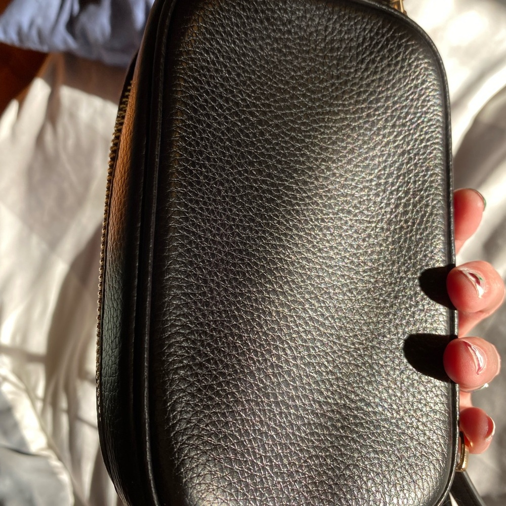 Coach Black Pebbled Leather Mini Bag - Picture 3 of 6